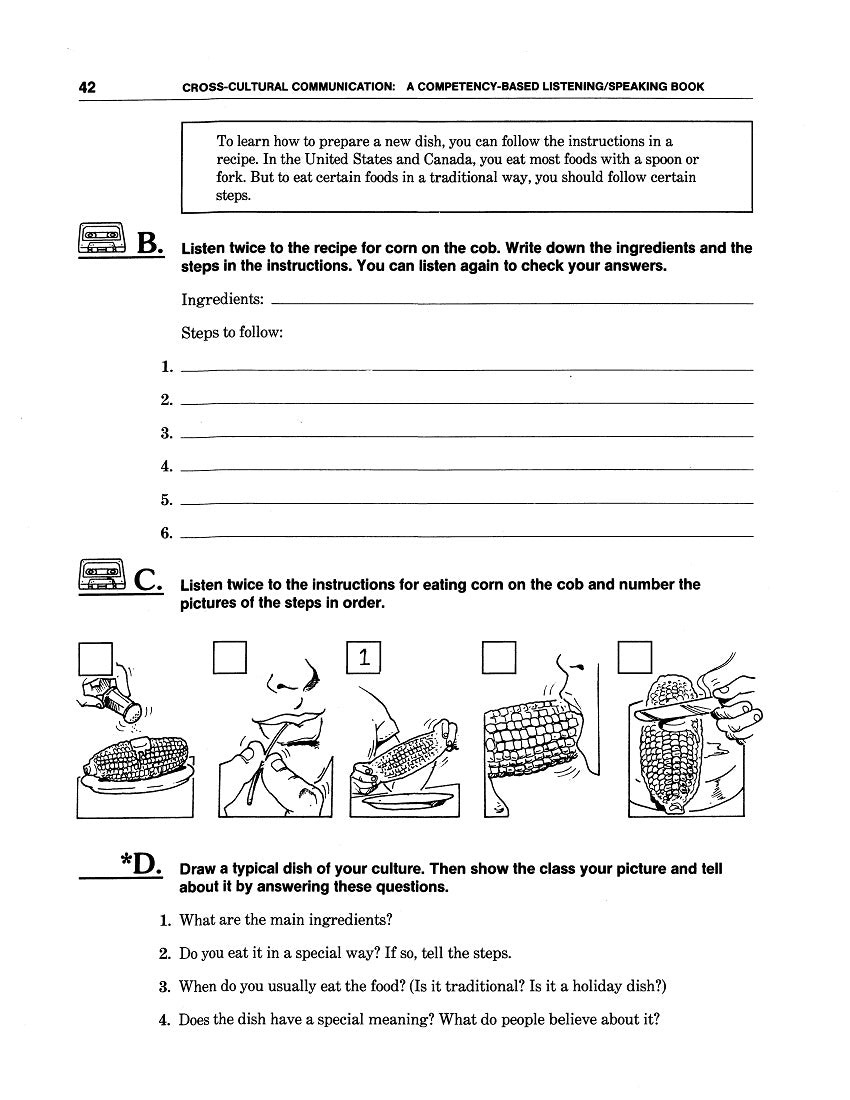 E-07.04 Take In & Eat Up Info & Ideas About Food & Drink in Local & World Cultures