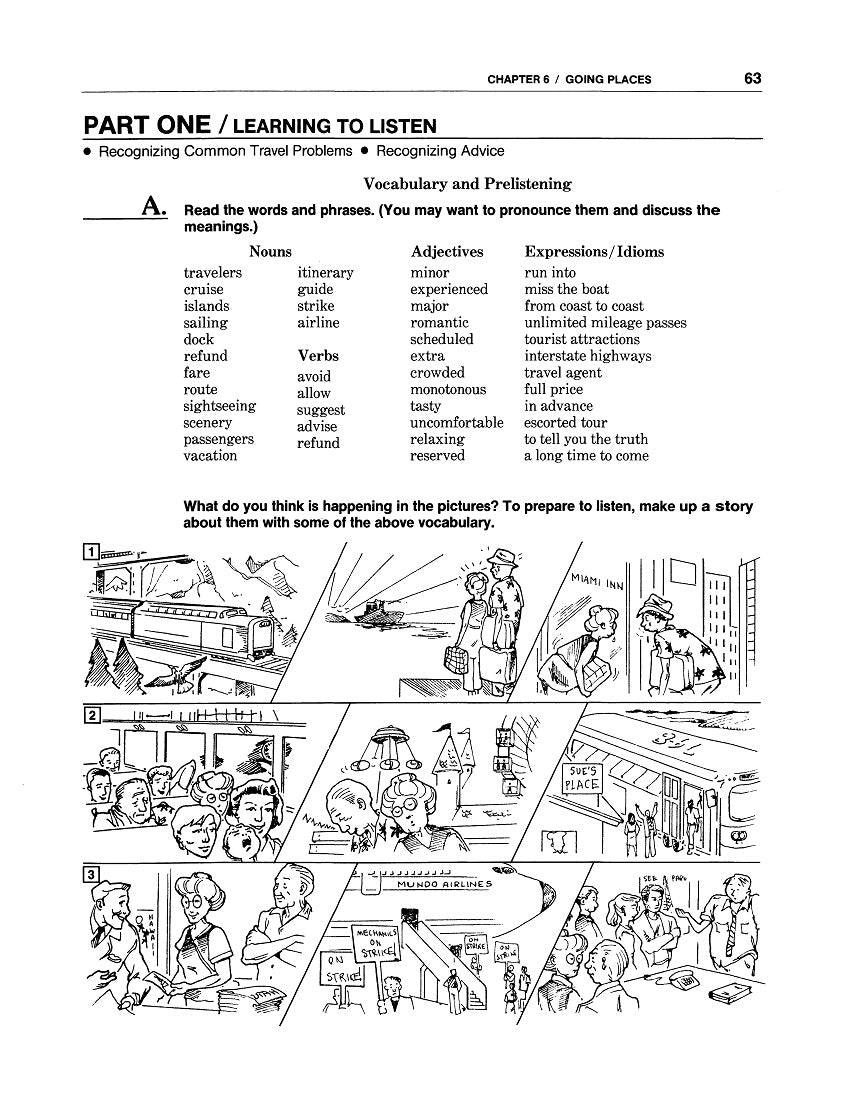 E-08.06 Start “Going Places” by Linking (Sounds in) Travel Descriptions, Advice, Info & Plans