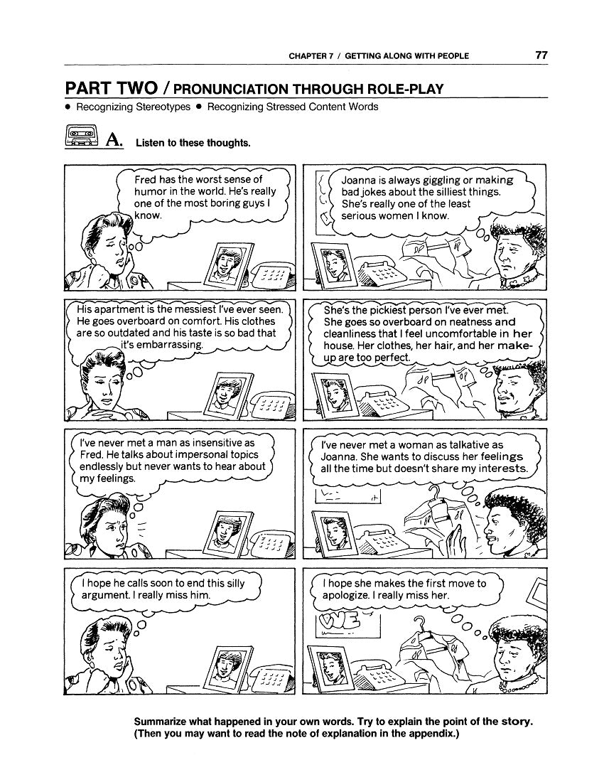 E-08.07 Get Along Better with Awareness of (Traditional) Roles & Stereotypes