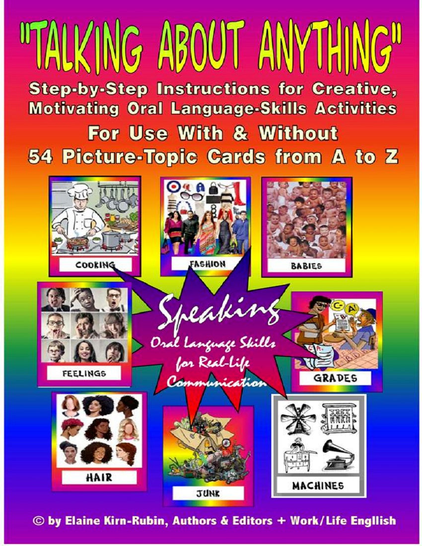 E-13a Talking About Anything (40 Page Activities & Ideas Book)