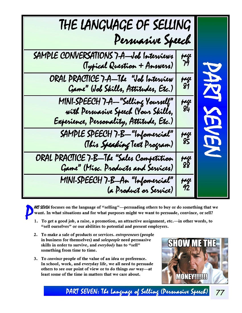 E-10.13 Convince Others to Hire You, Buy Something or Embrace an Idea, Resist Sales Pressure