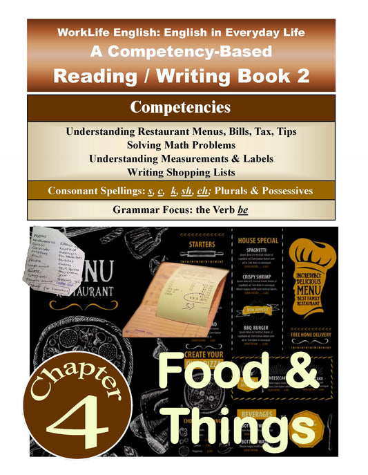 F-03.03 Understand Menus, Bills, Math, Measurements & Labels, Write Lists (with Plurals & Possessives)