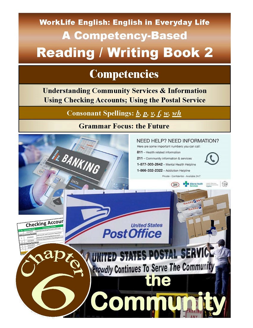 F-04.01 Read & Understand Info About Banks & Postal Services.  Fill In (Upgrades of) Forms.