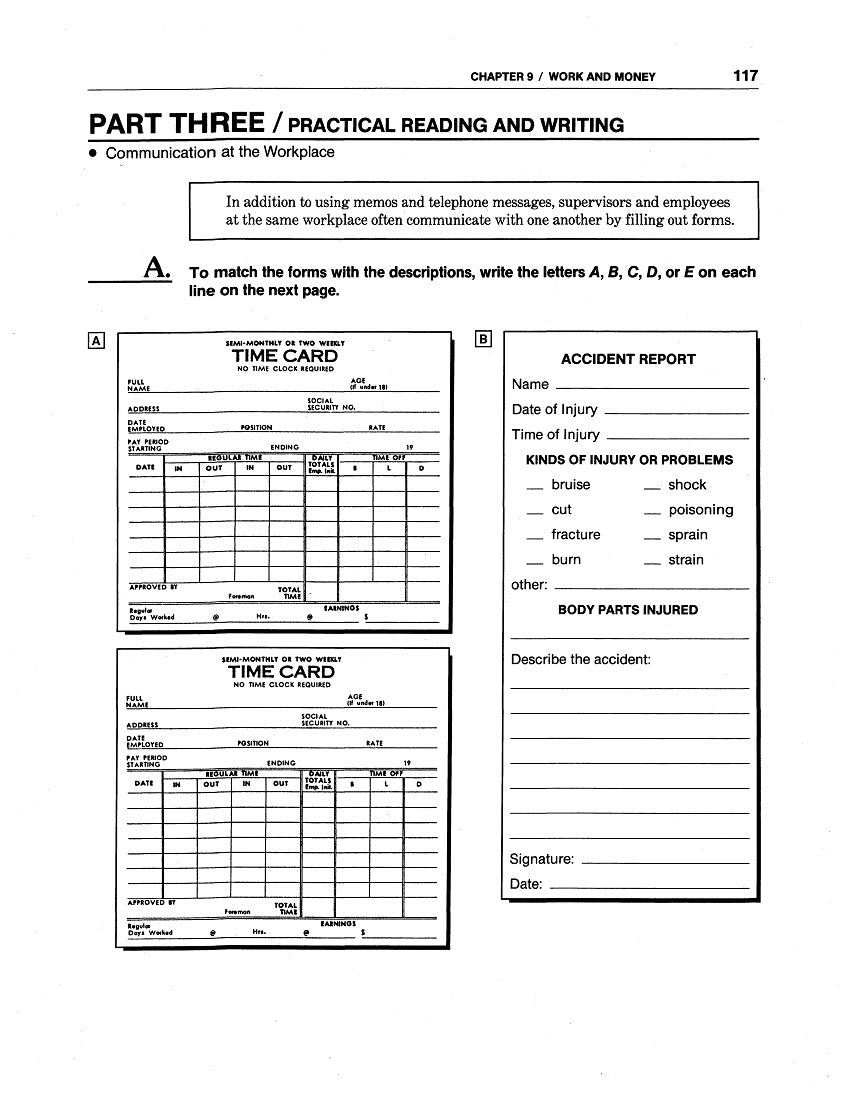 F-04.07 Read, (Write) & Use Memo(randum)s, Messaging & Other Workplace Communication