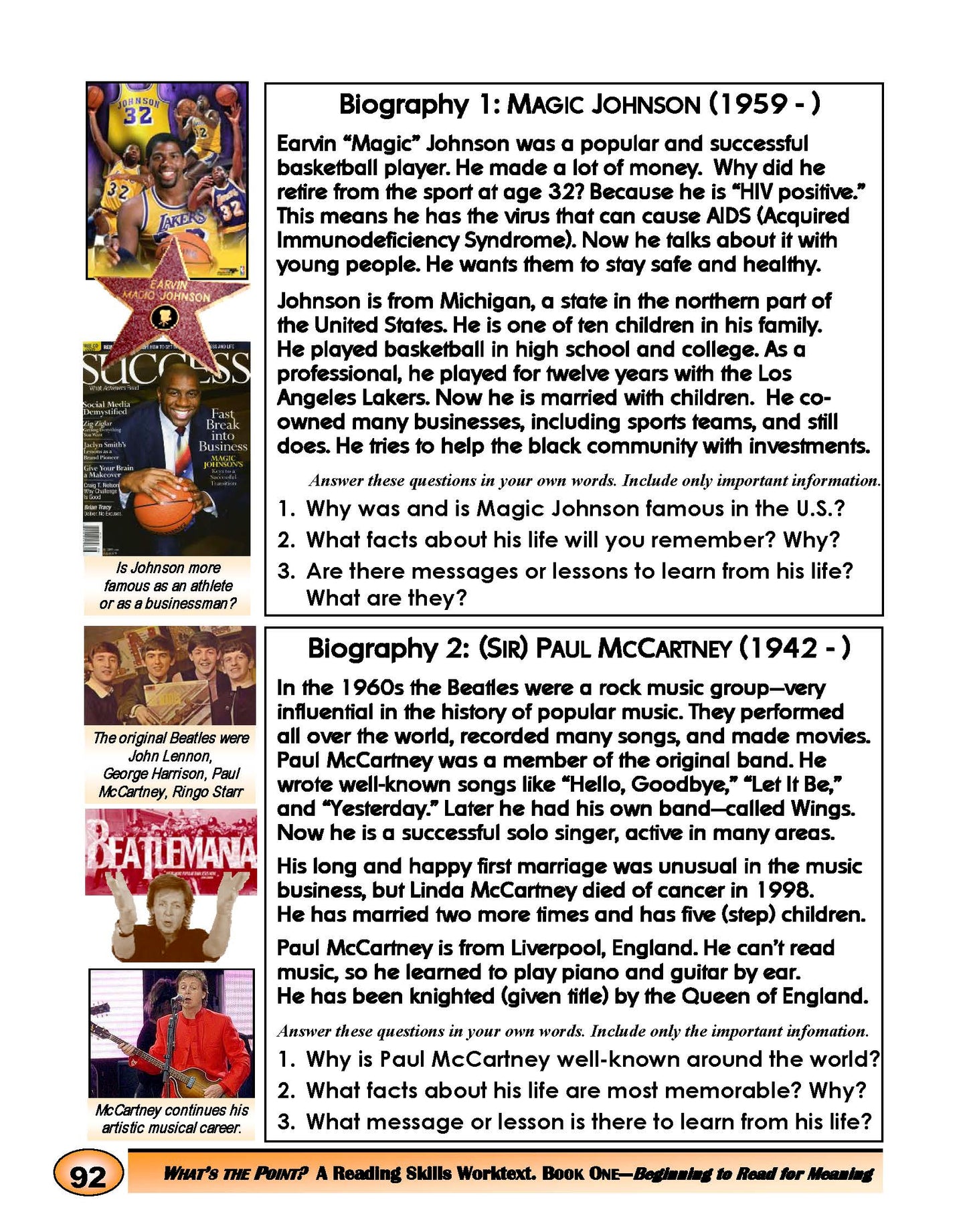 F-07.09 Read & Evaluate Factual (True) Information in the News, People’s Real Experiences & Biographical Stories