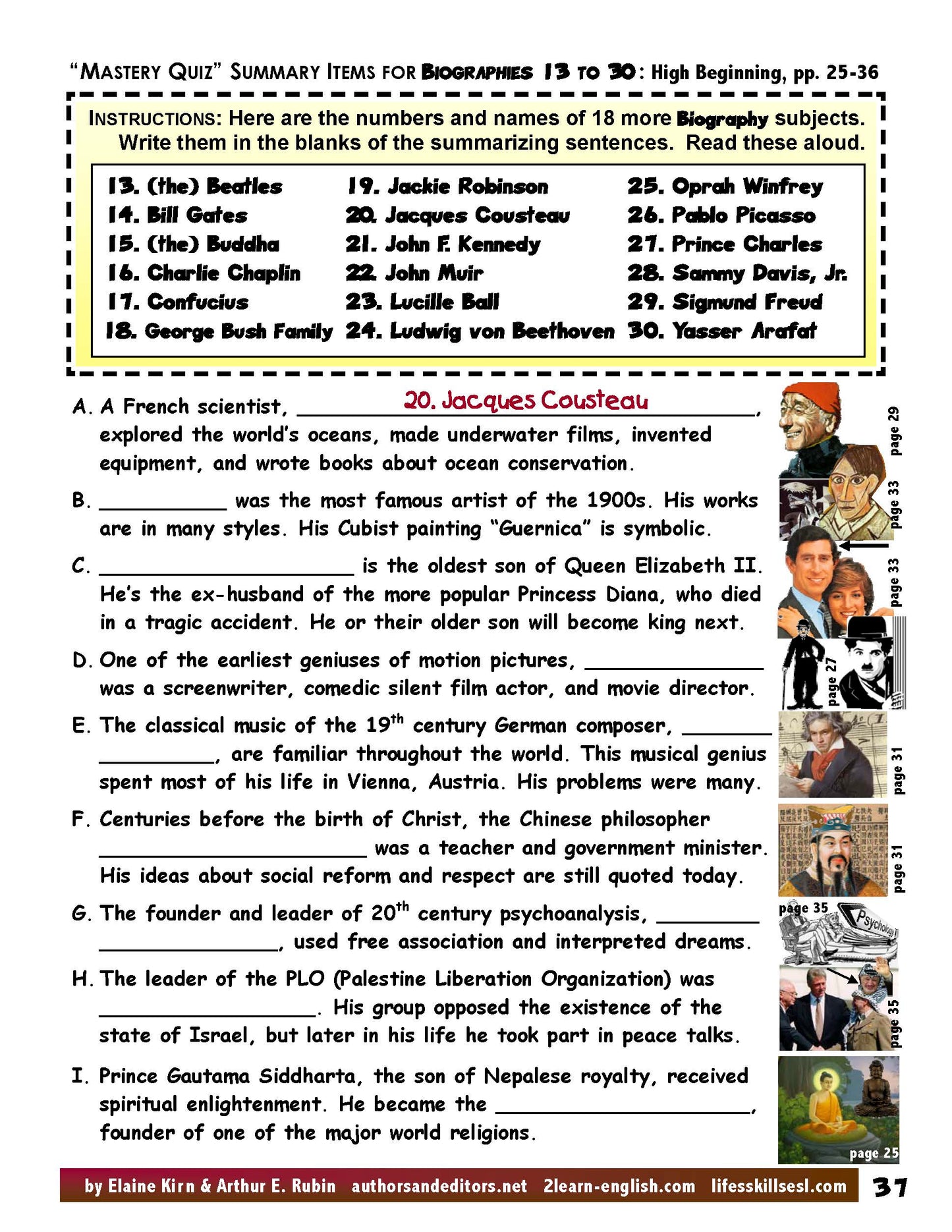 F-07.11b Begin by Honing Reading-for-Meaning Skills with Significant Factual / Historical / Cultural Content