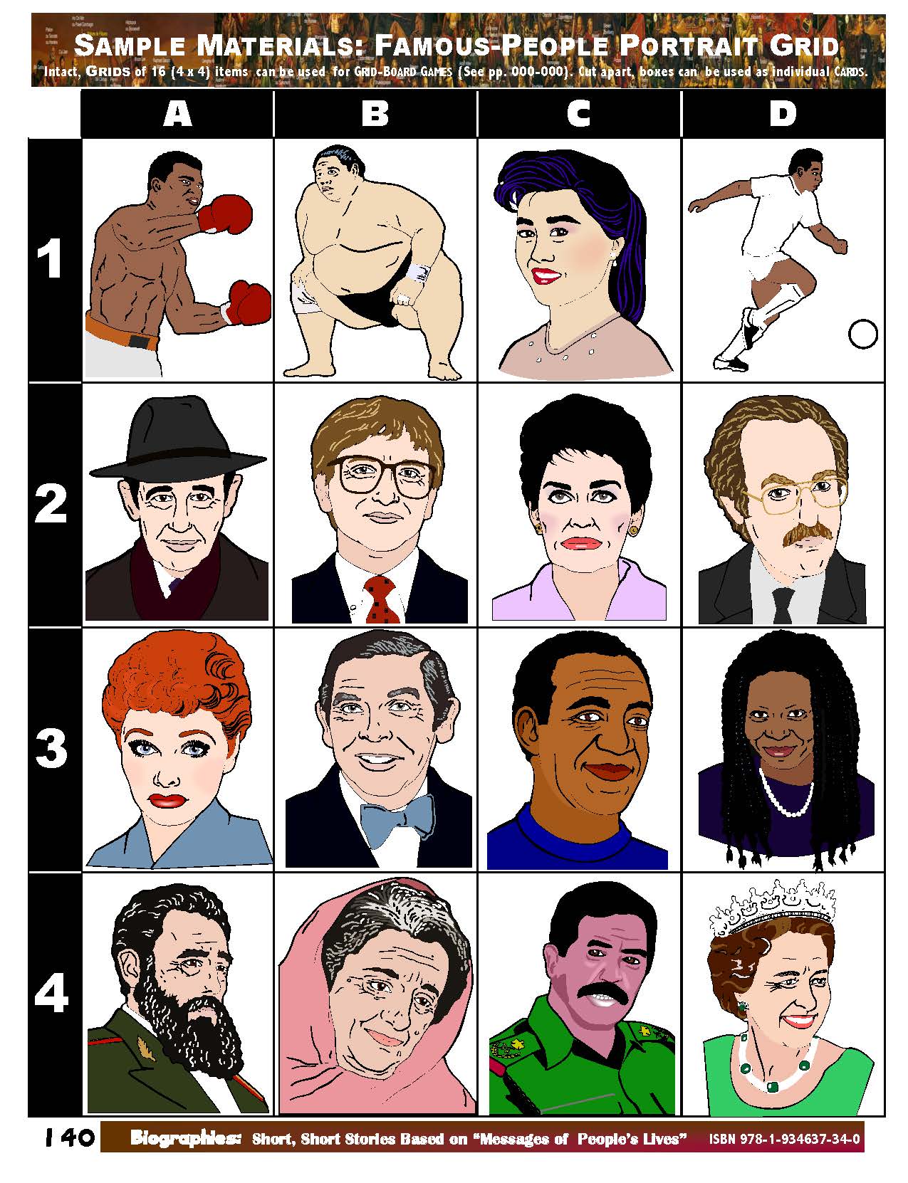 F-07.11d Devise, Create & Teach/Learn from Beyond-Reading Games & Activities Based on Biographical Content