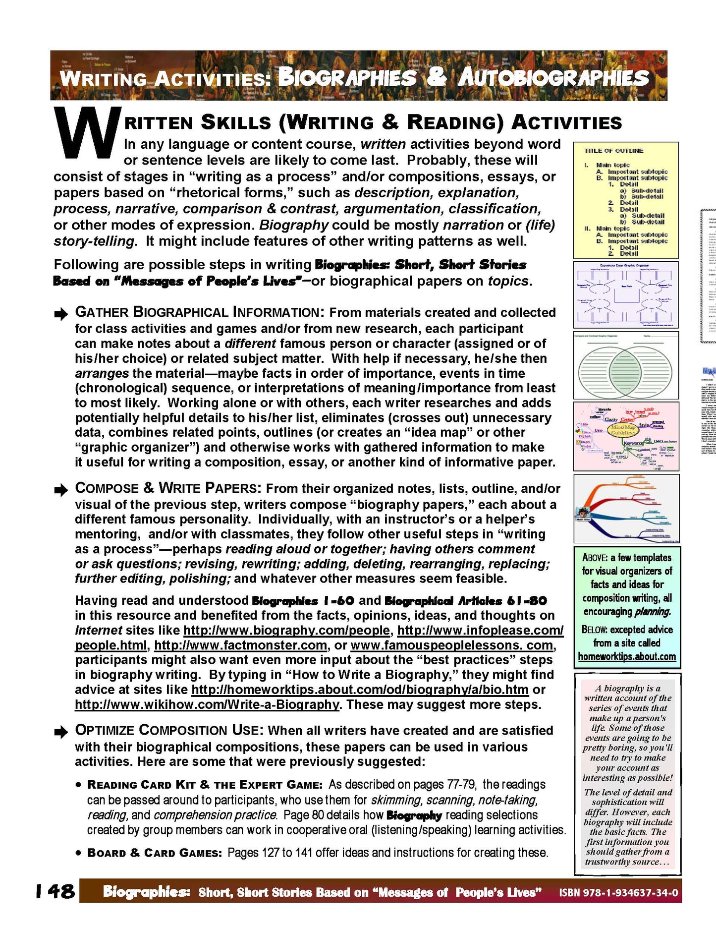 F-07.11d Devise, Create & Teach/Learn from Beyond-Reading Games & Activities Based on Biographical Content