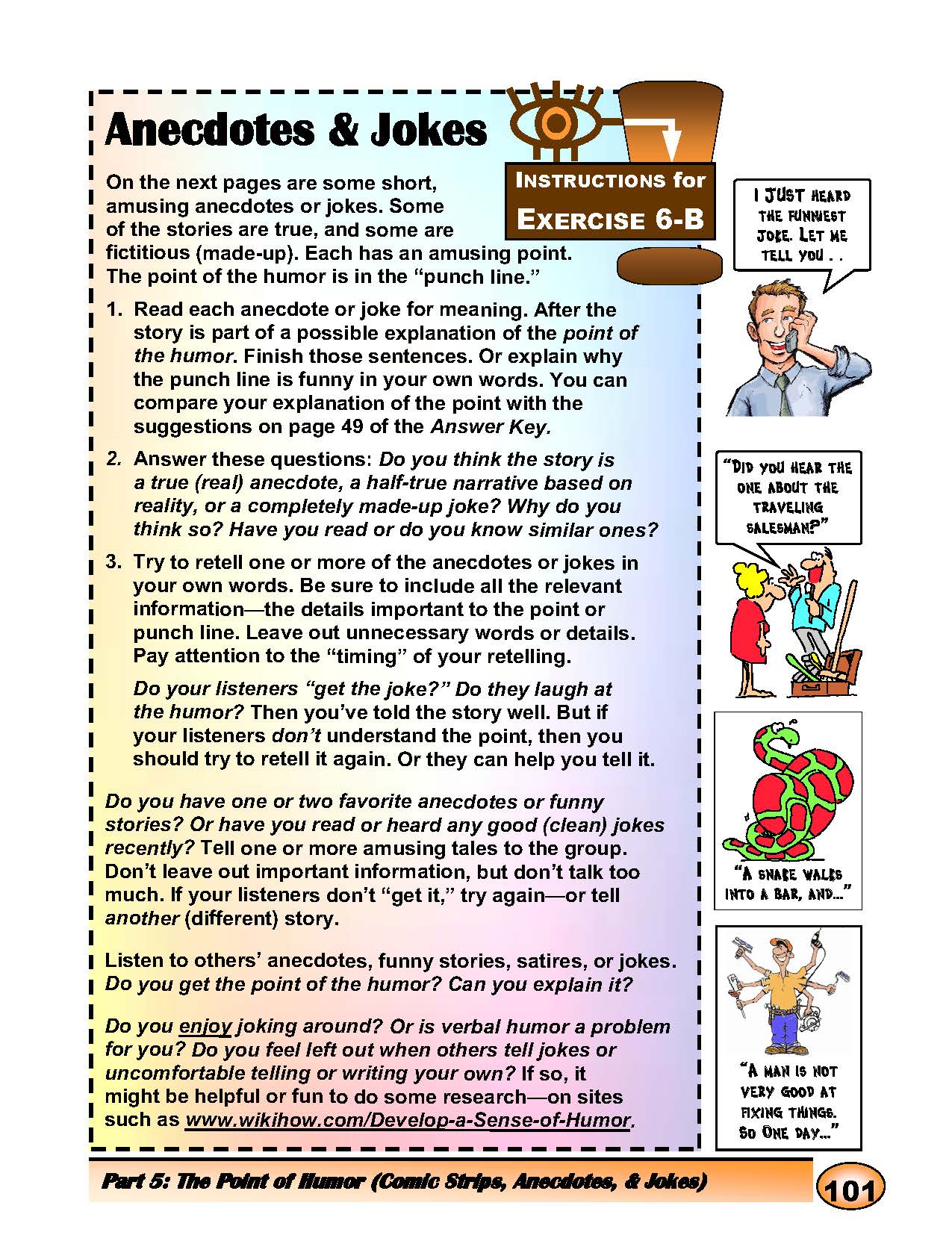 F-07.12 Appreciate & Share Various Kinds of Humor