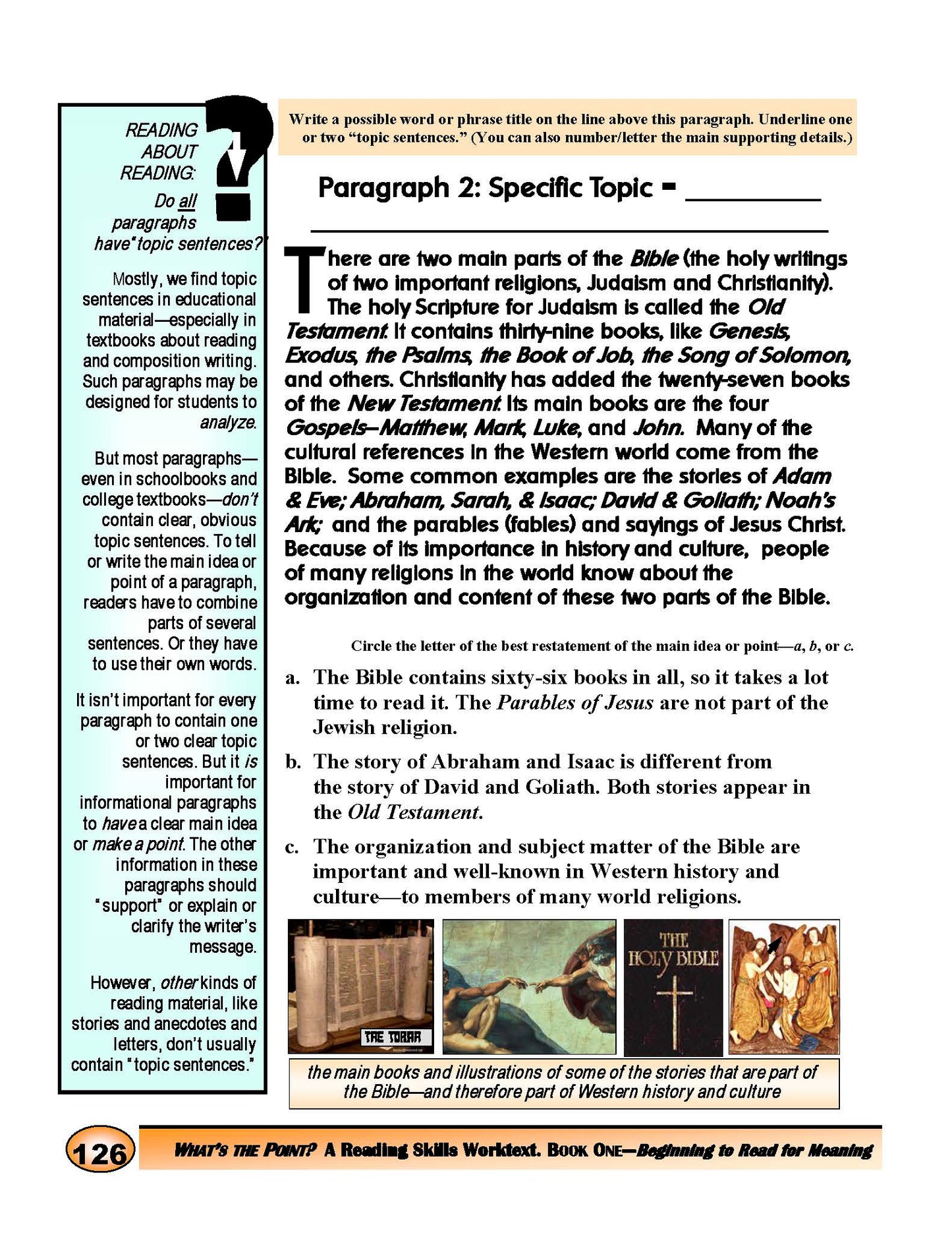 F-10a The Point of Factual Information in Paragraphs