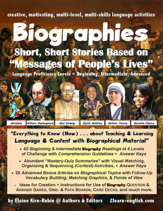 F. Biographies: Short, Short Stories Based on “Messages of People’s Lives”