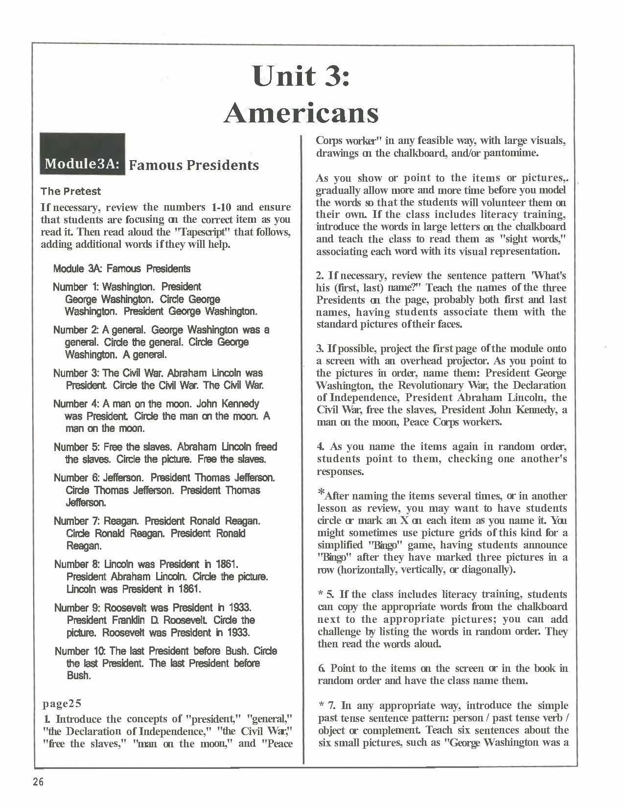 H-02.02 From its Instructor’s Manual, Get Direction & Ideas on How to Teach/Learn English Through Citizenship: Literacy Level