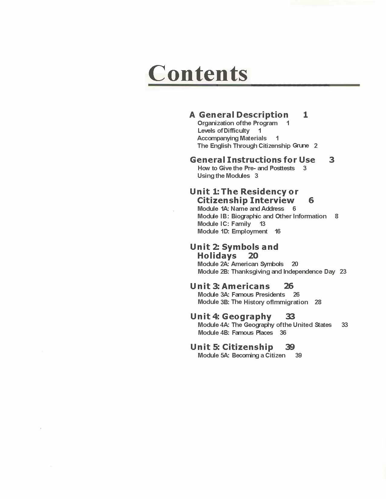 H-02.02 From its Instructor’s Manual, Get Direction & Ideas on How to Teach/Learn English Through Citizenship: Literacy Level
