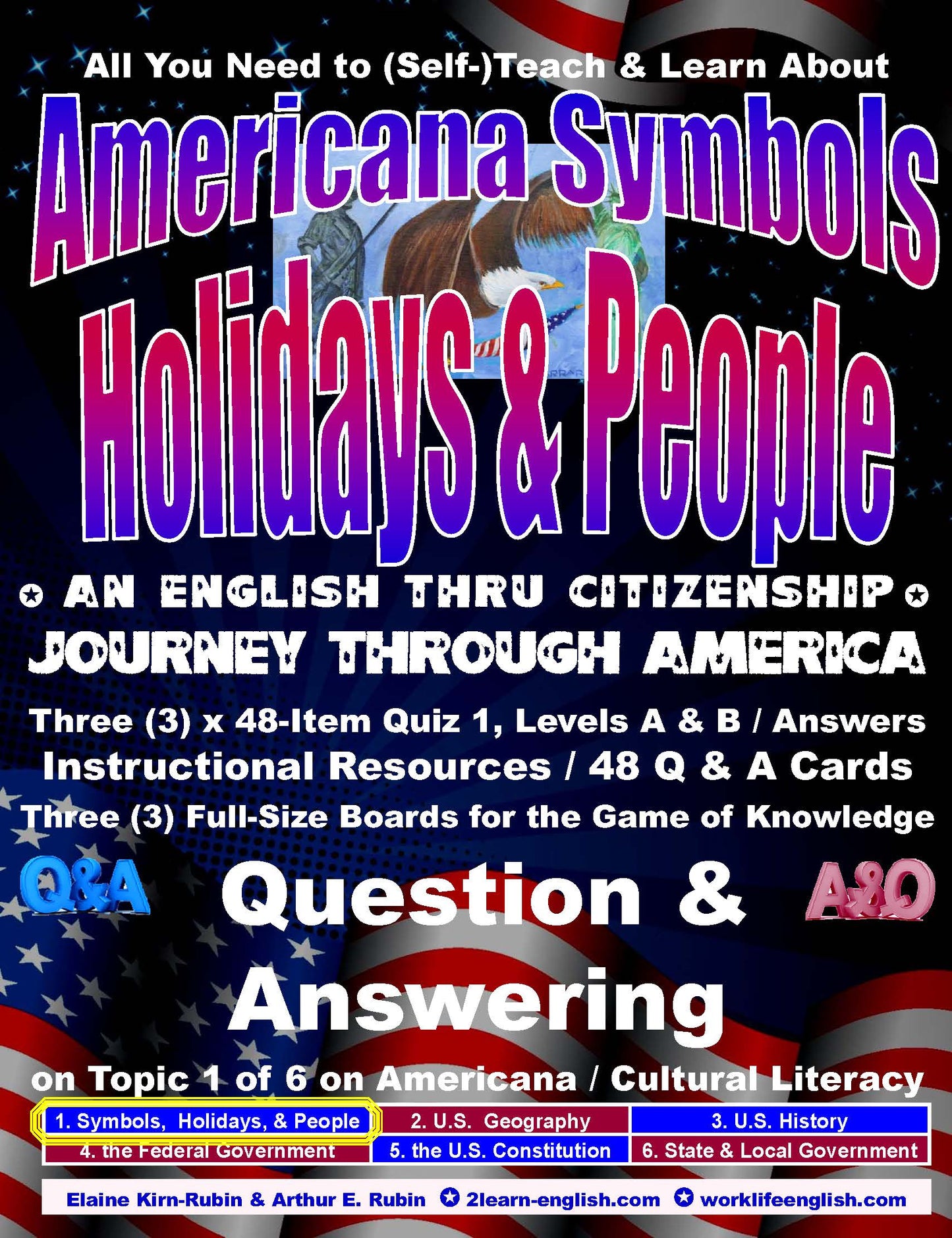 H-03a English Through Citizenship/Journey Through America: the Game - Questioning & Answering Resource for Topic 1