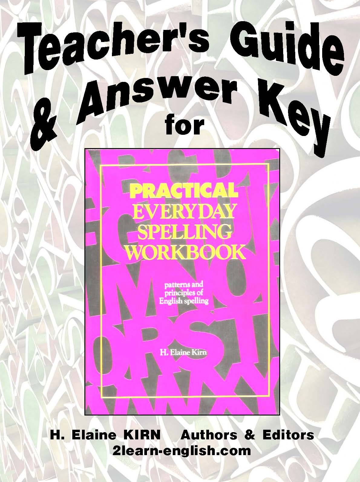 B. Spelling - Practical Workbook + Teacher Guide + Audio Bundle (Digital Version)