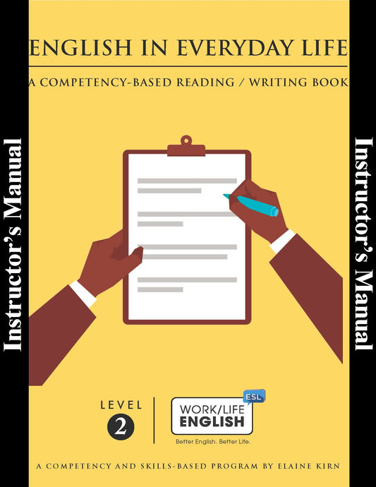 F-02b Work/Life English Level 2 Reading and Writing - Instructors Annotated Edition