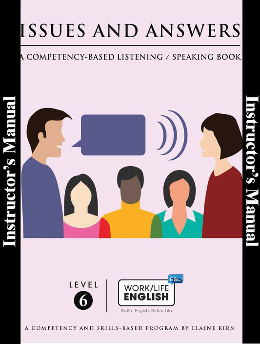 E-06b Work/Life English Level 6 Listening/Speaking - Instructor’s Annotated Edition