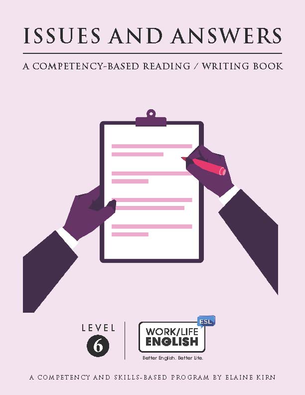 F-06a Work/Life English Level 6 Reading/Writing - Issues & Answers