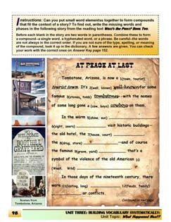 C-04.02 Create & Use 3 Kinds of Compound Words & Phrases