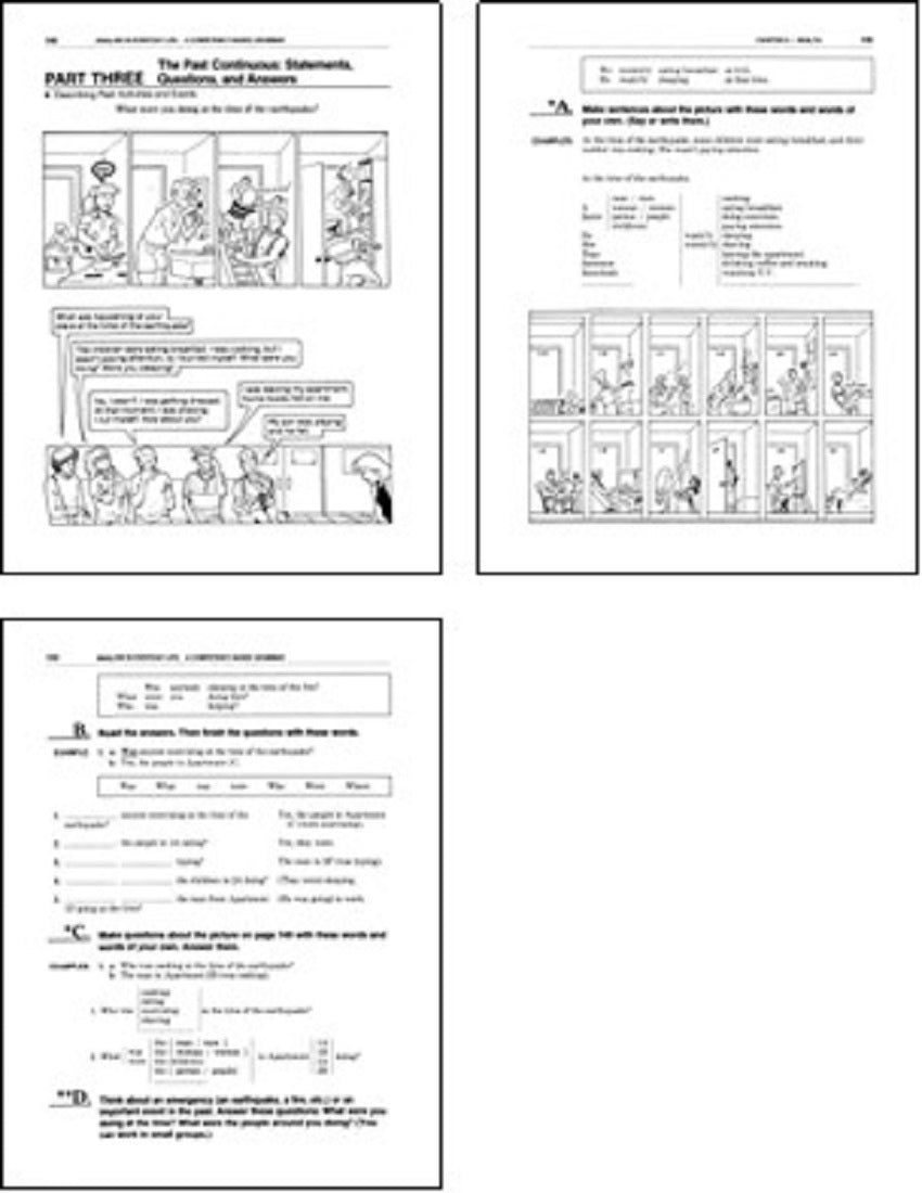 D-09.01 Use the Past Continuous (was / were + Verb-ing) in Statements, Questions, & Answers