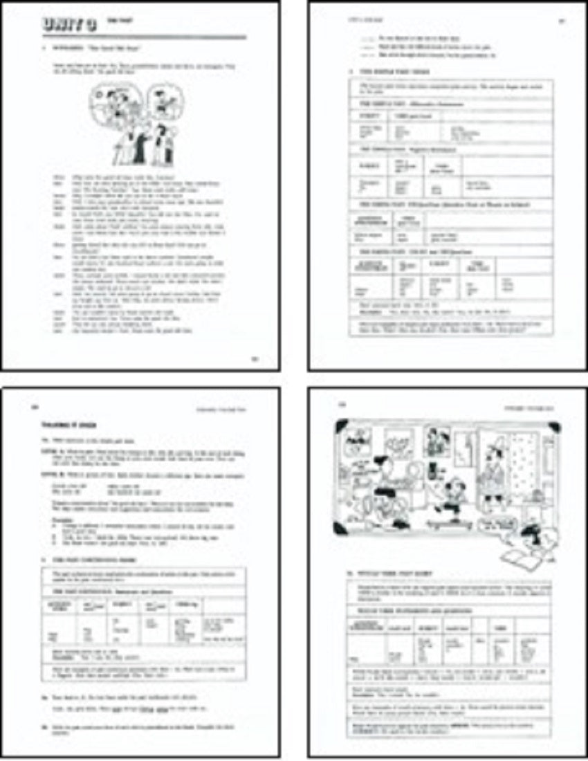 D-09.07 Use All Kinds of Verb Phrasing to Talk about the Past