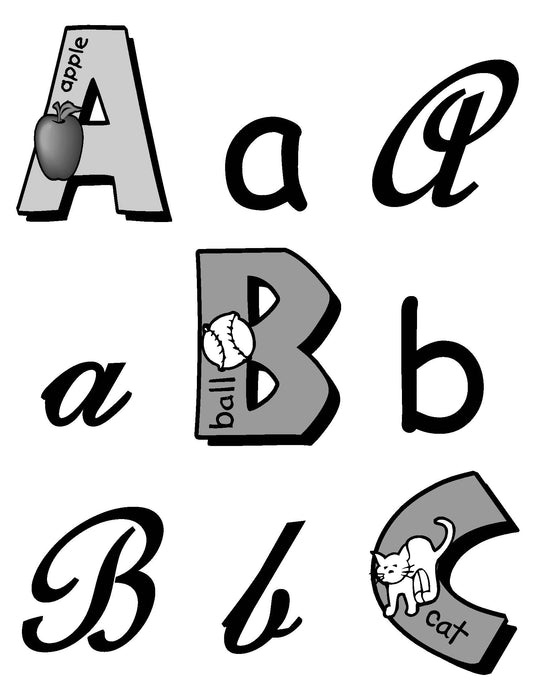 A-07.05: Use Alphabet-Letter Cards AaAa to ZzZz, Version 3, in Learning Activities & Games