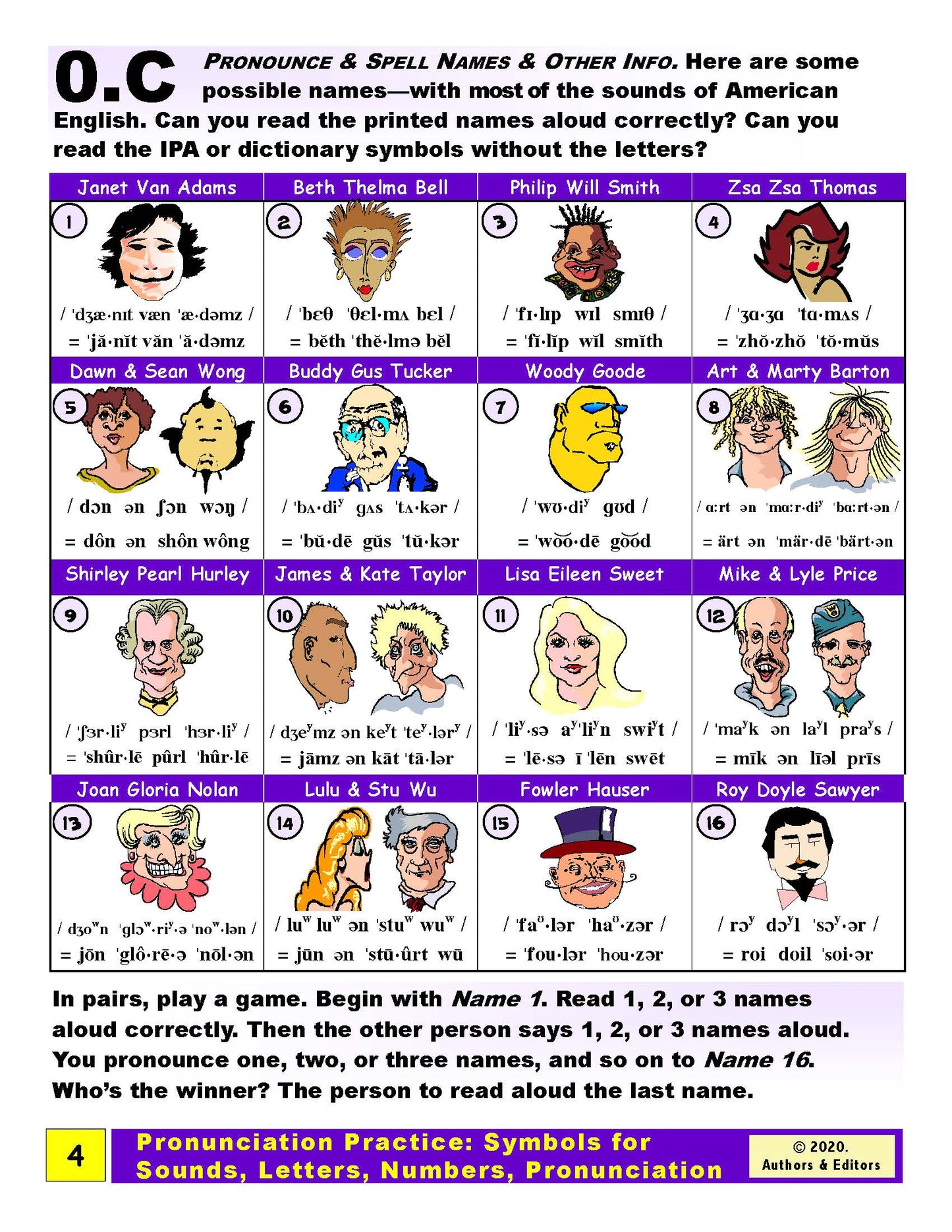 E-00.03a Get Pronunciation Practice with Symbols for Sounds, Alphabet Letters, & Greetings