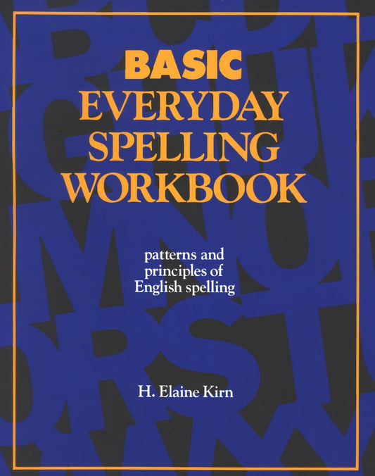B. Spelling - BASIC Workbook, Print Version + Shipping