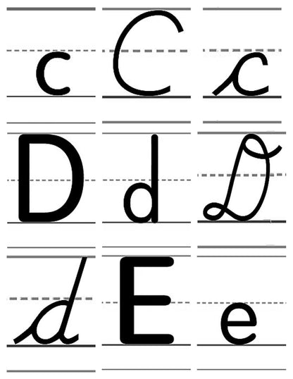 A-07.04: Use Alphabet-Letter Cards AaAa to ZzZz, Version 2, in Learning Activities & Games