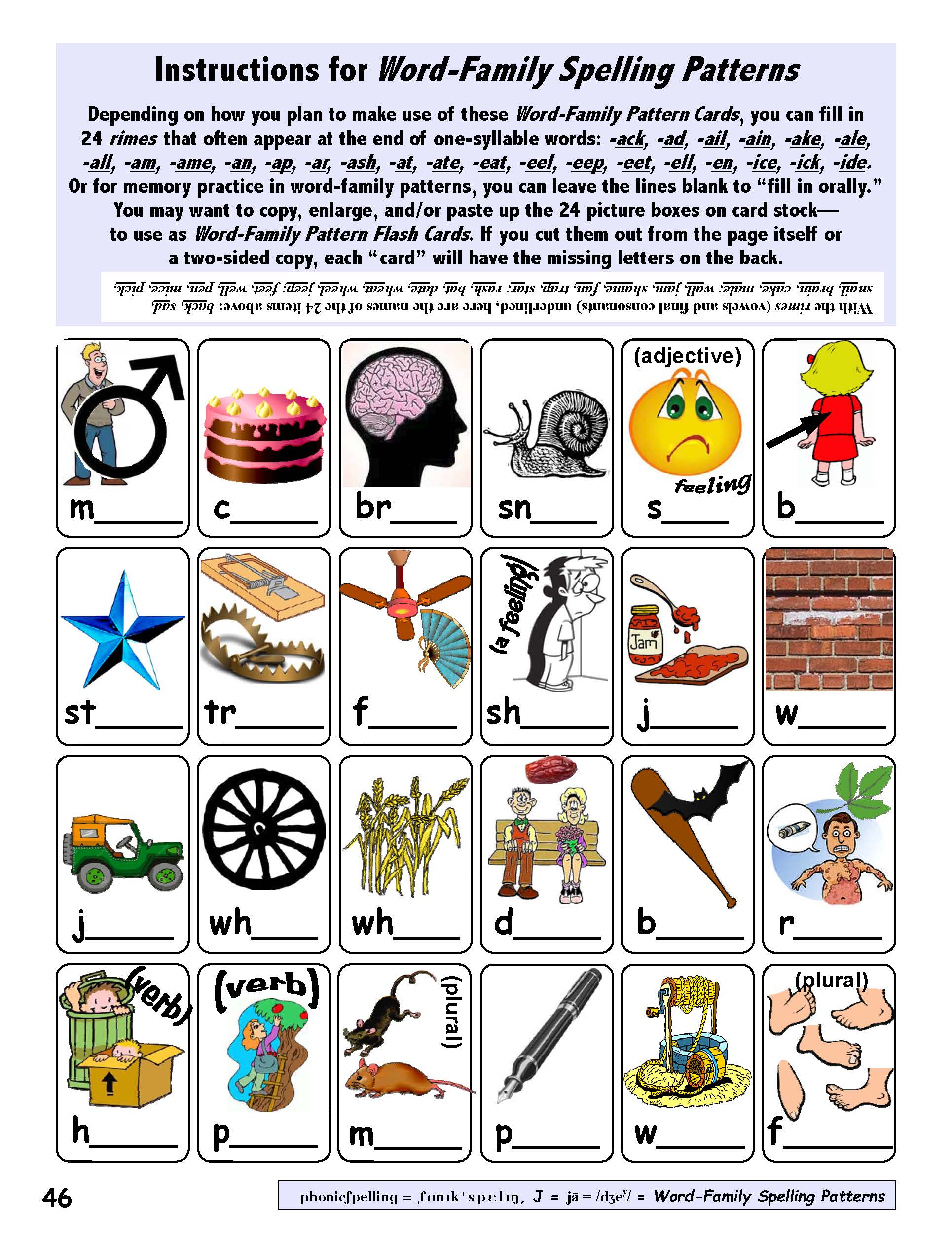 Get 48 Most Common Word-Family Spelling Patterns – Work/Life English