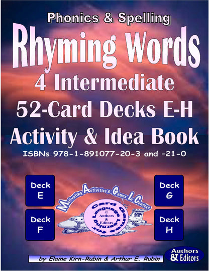 B-03.07 Create and Use Intermediate Rhyming-Word Card Decks