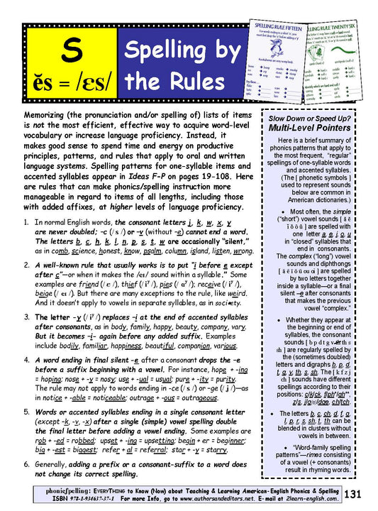 C-01.02 Spell by the Rules