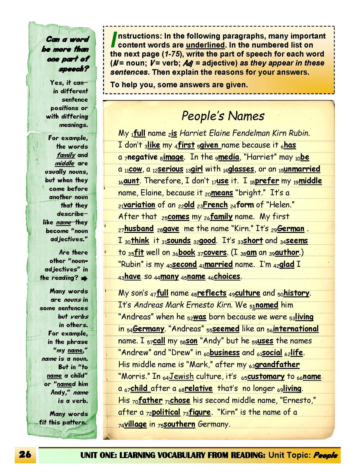 C-02.03 Be Aware of Parts of Speech