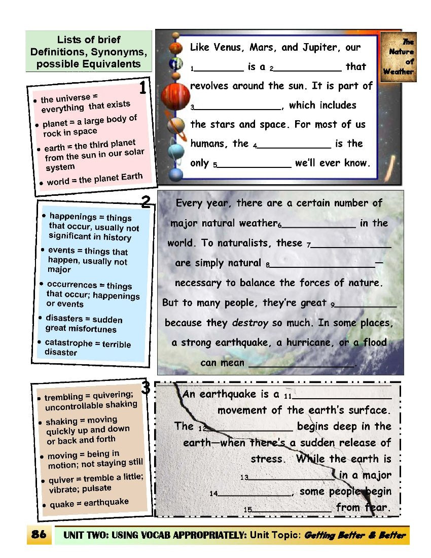 C-05.10 Use Synonyms & Opposites: Saying the Same Thing in Different Ways