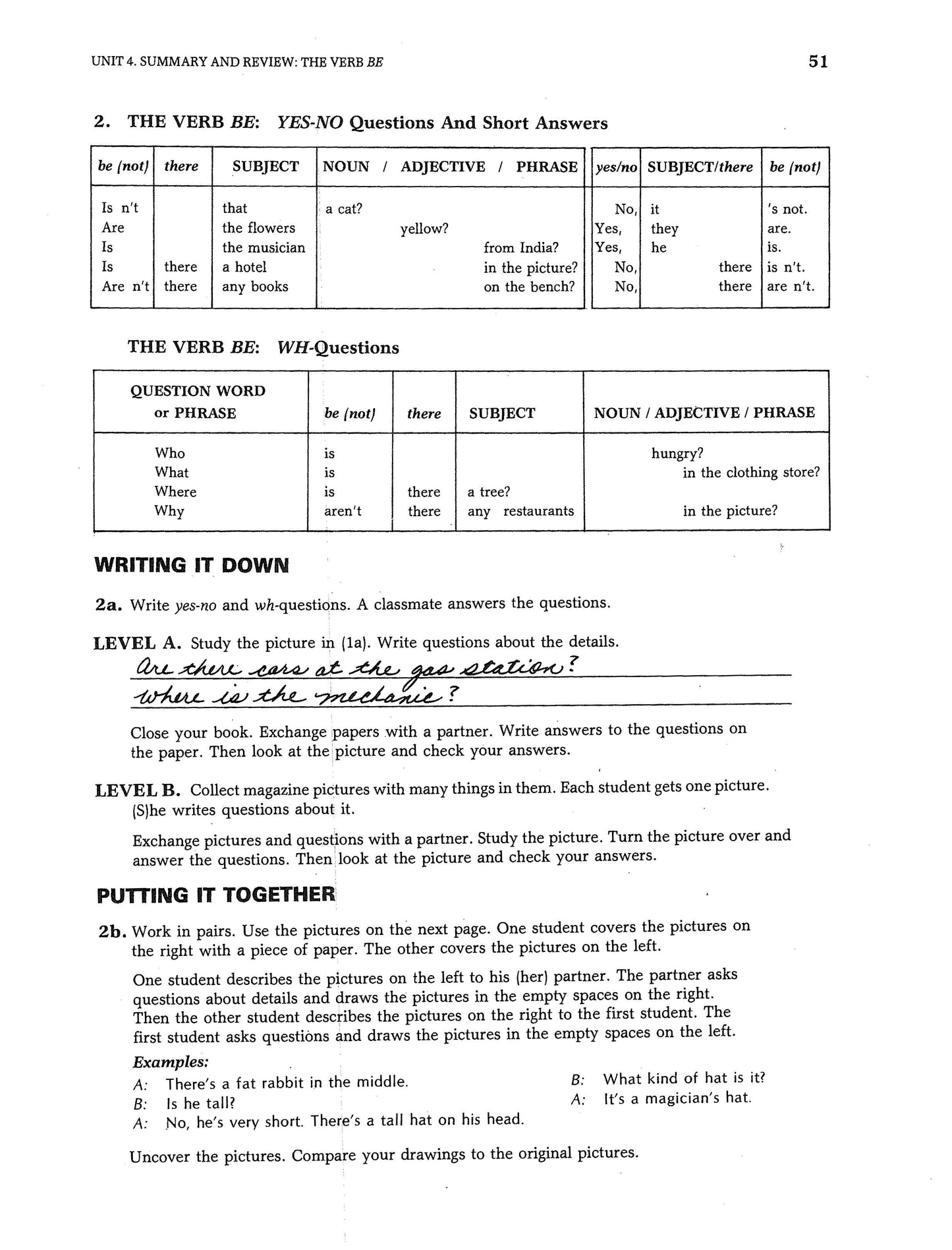 D-01.14 Analyze & Use BE-Sentence Patterns in Speech & Writing