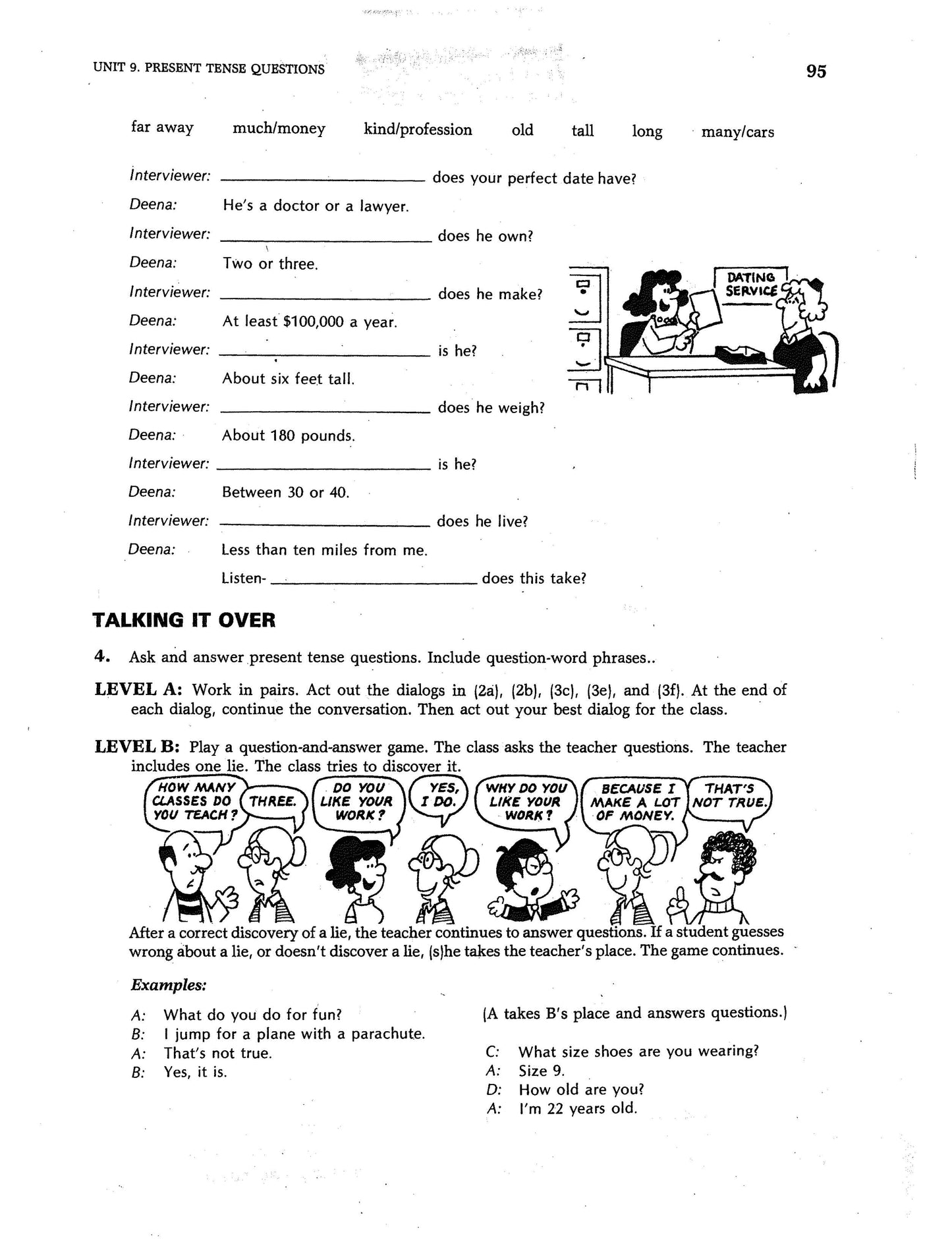 D-04.06 Ask & Answer Present Tense Questions: Simple Vs. Continuous