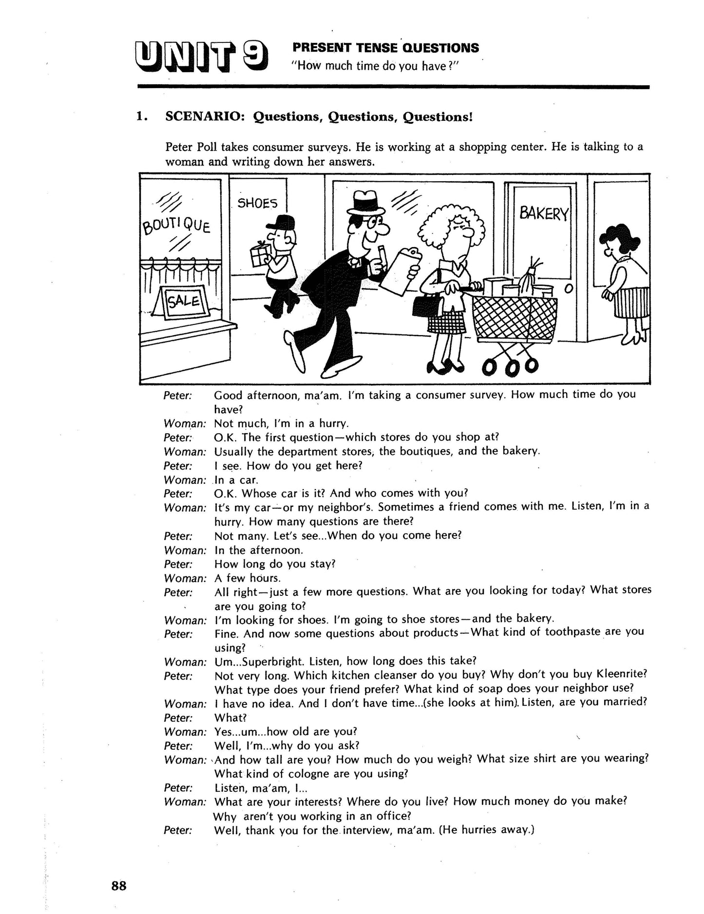 D-04.06 Ask & Answer Present Tense Questions: Simple Vs. Continuous