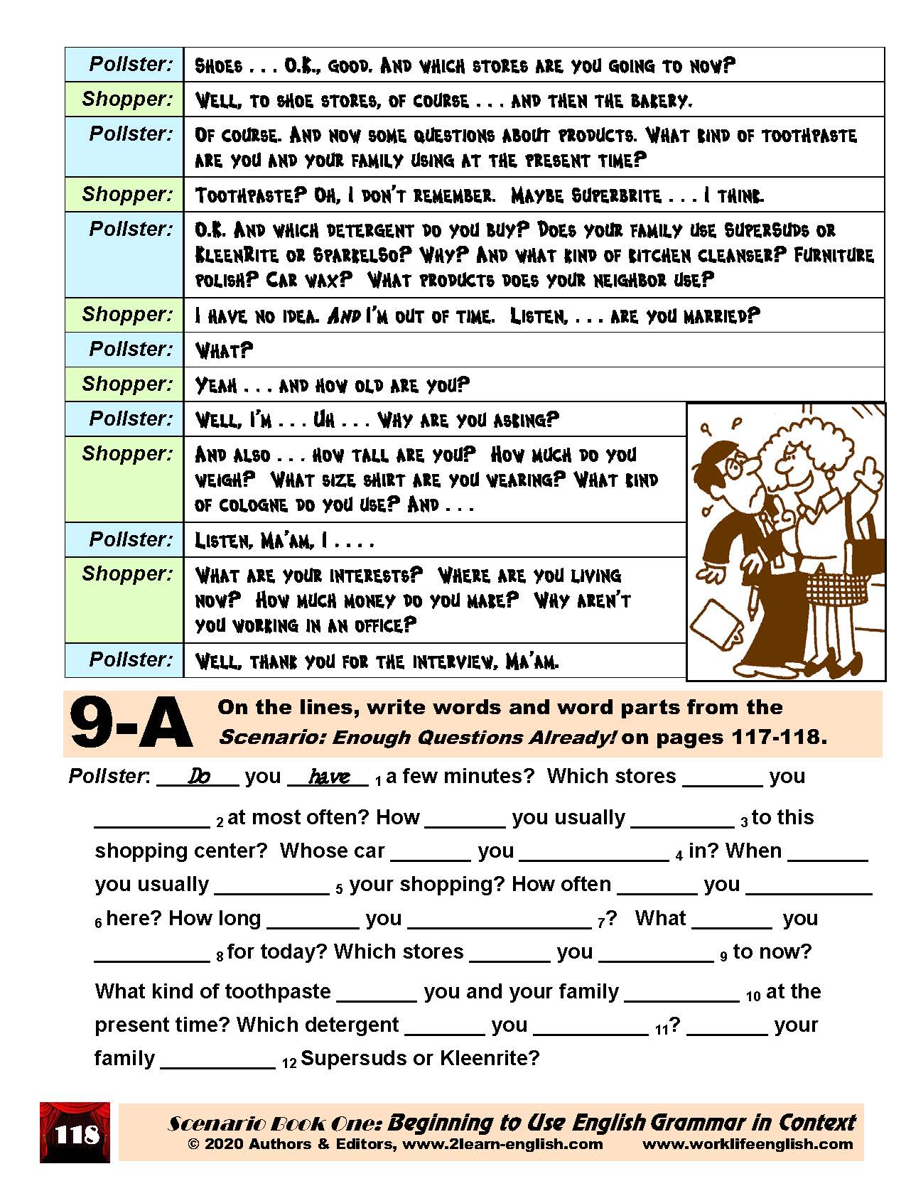 D-04.07 Compose Present-Time Yes/No, Choice, & Information Questions & Answers