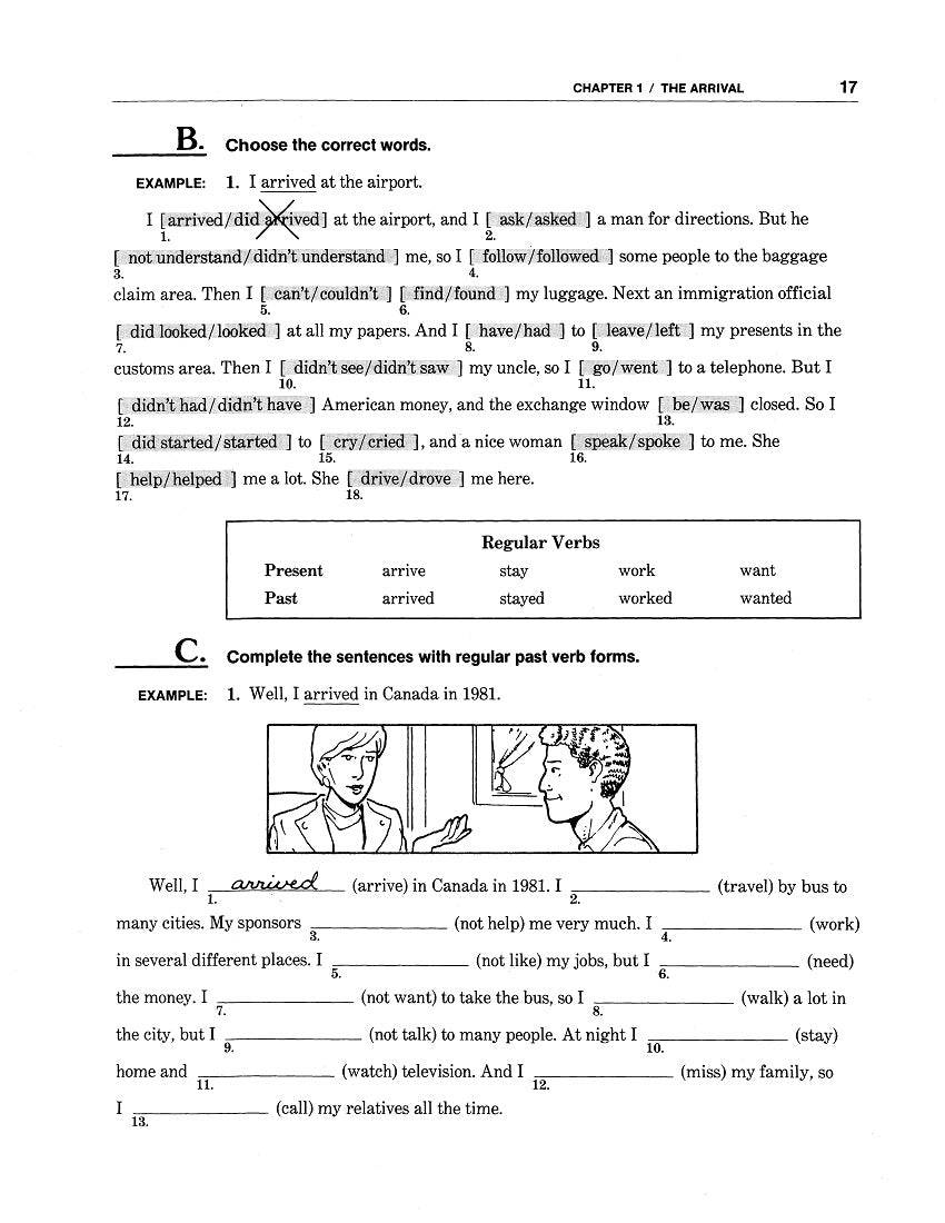 D-08.03 Make Past Statements with Regular & Irregular Verbs