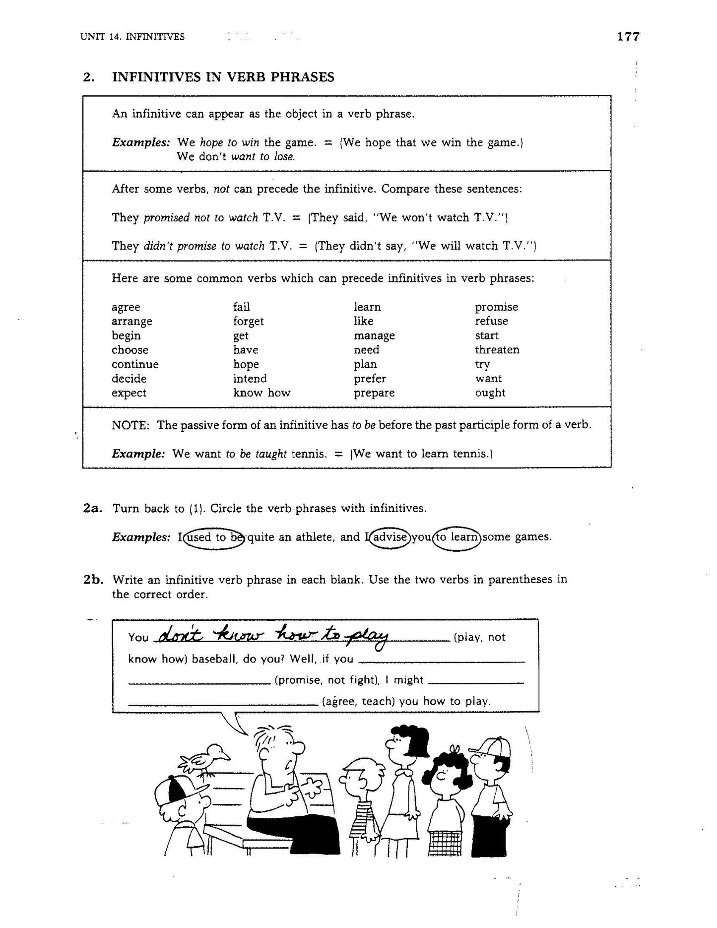 D-11.07 Get & Practice Specific Details of Uses of Infinitives