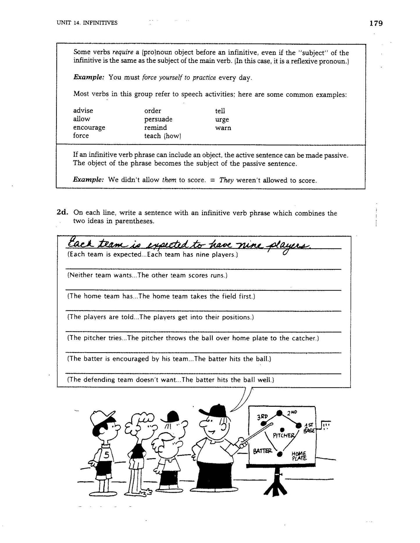 D-11.07 Get & Practice Specific Details of Uses of Infinitives