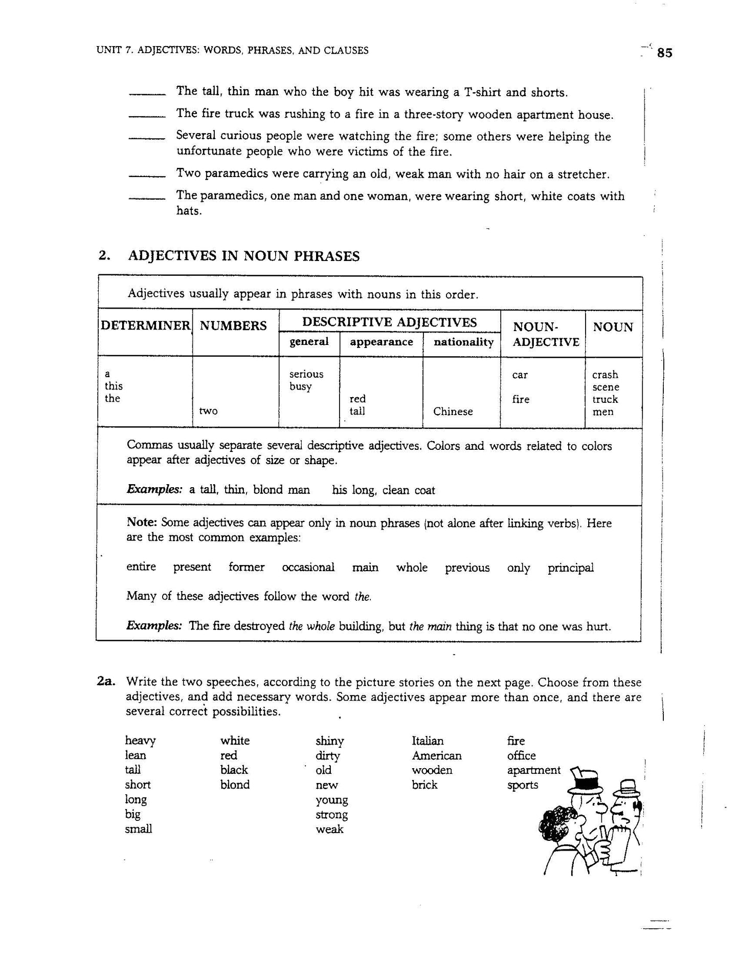 D-12.12 Use Words, Phrases, & Clauses to Modify or Describe Nouns & Pronouns