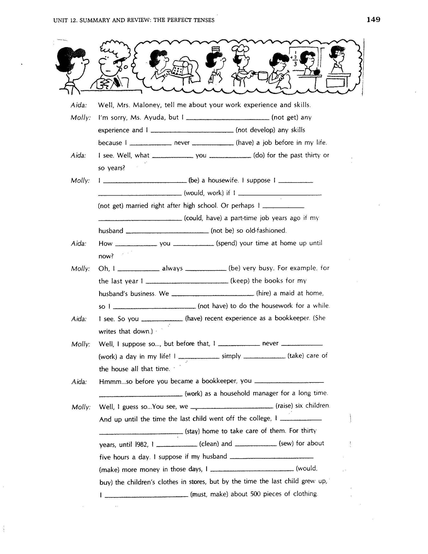 D-13.10 Progress with Summary & Review: the Perfect Tenses