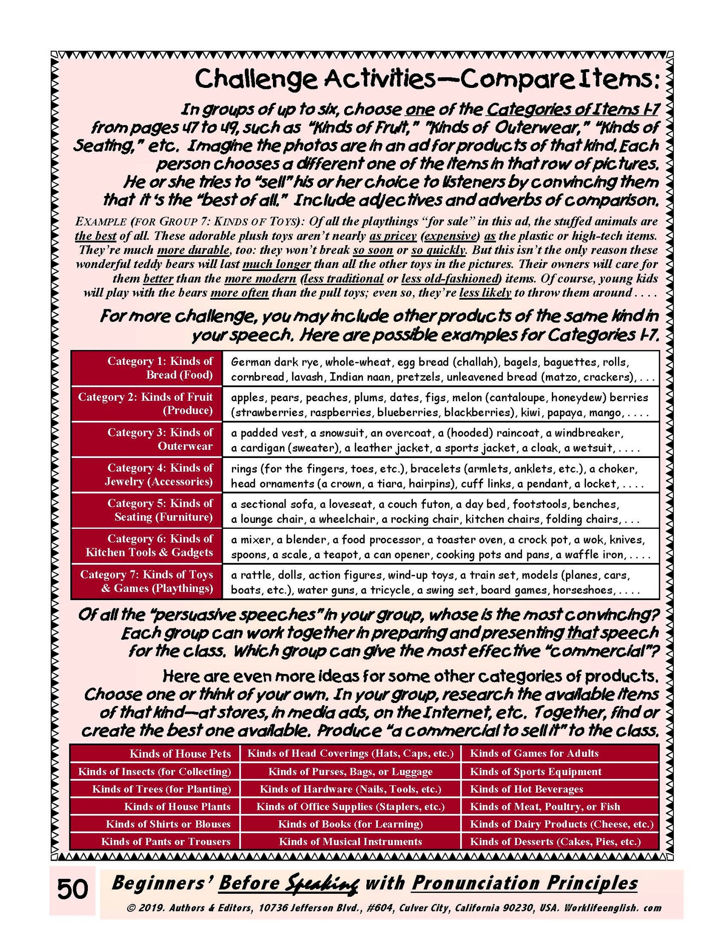 E-01.07 Distinguish All (16)Vowel Sounds in (Comparatives & Superlatives in) Noun Phrases