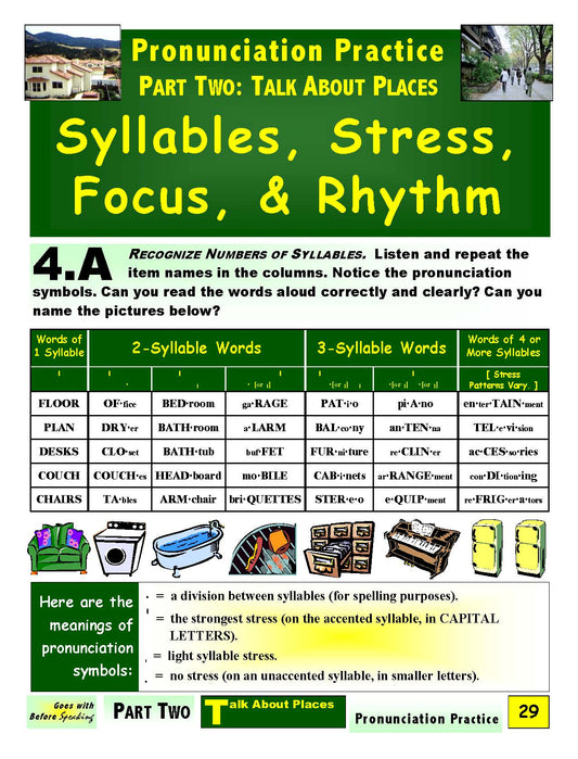 E-02.02 Recognize & Contrast Numbers of Syllables & Syllable-Stress Patterns in Place Description