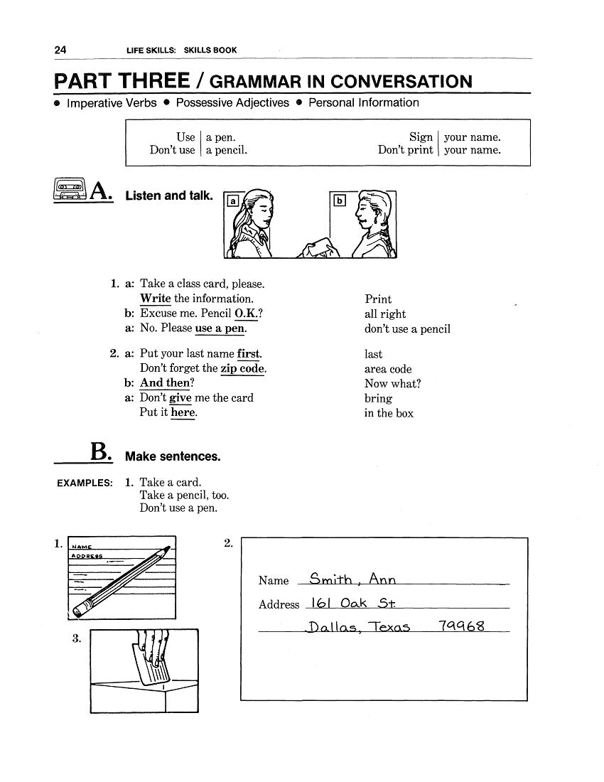 E-04.02 Understand Simple Instructions