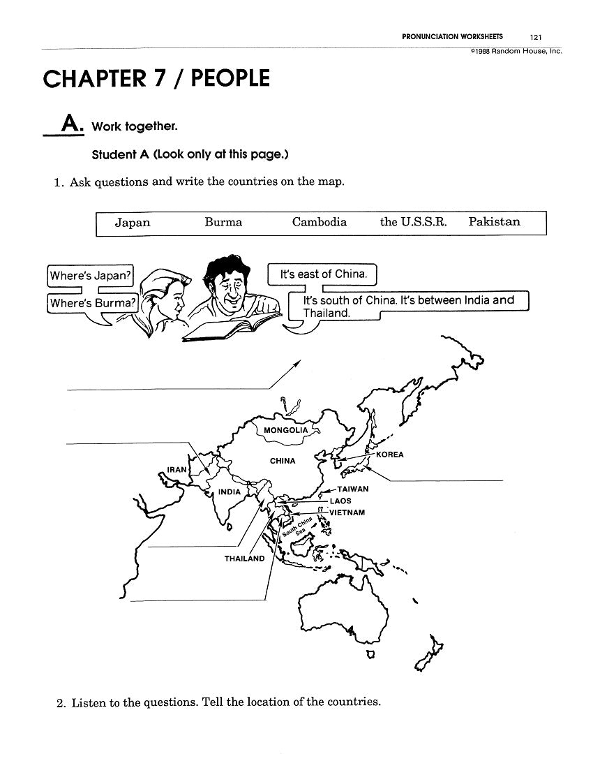 E-04.07 In the Present, Exchange Basic Information About Families, Countries, Work Activity