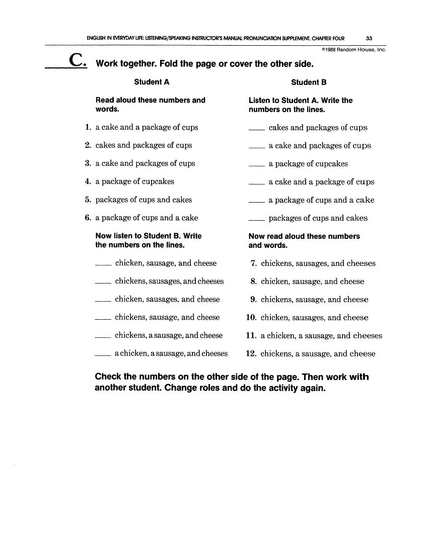 E-05.12 Pronunciation Pages To Discriminate Among Individual Vowel & Consonant Sounds