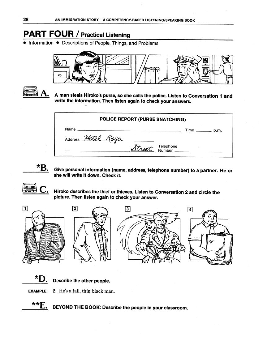 E-06.02 Settle Into Aural / Oral Story-Telling Techniques with Characters Who Are Learning Skills & Strategies