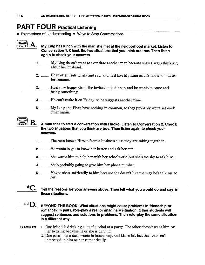 E-06.09 Make Friends or Fall in Love with Amicable Aural / Oral Ways of Communicating